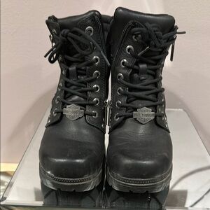 Harley-Davidson Black Combat Boots